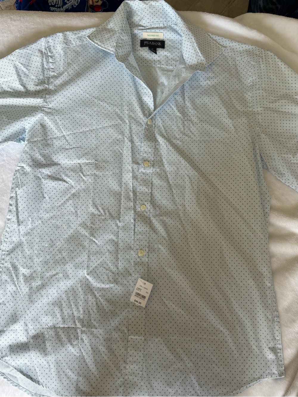 NWT Jos. A Bank tailored fit men’s short sleeve button up